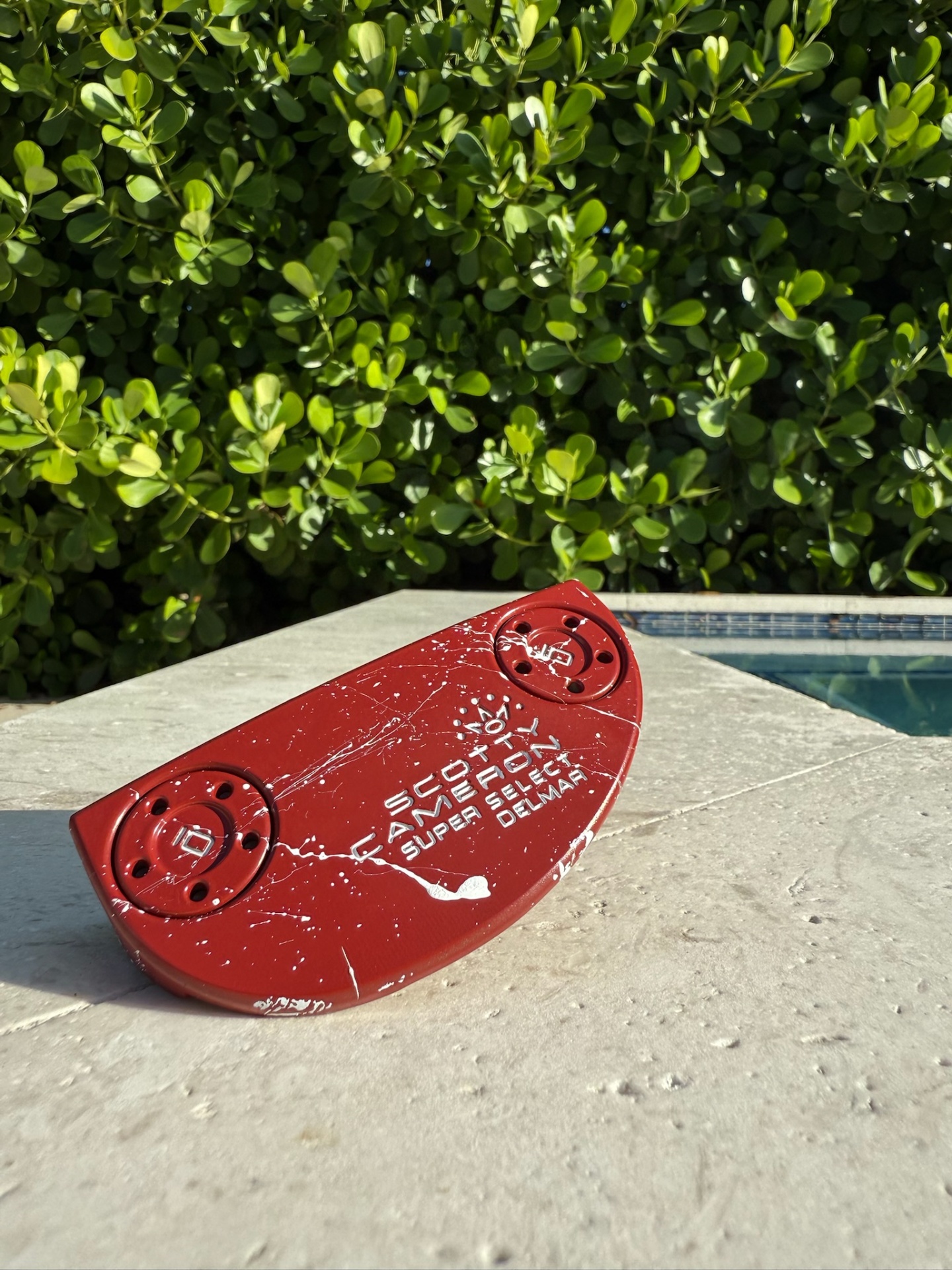 Scotty Cameron putter custom red finish